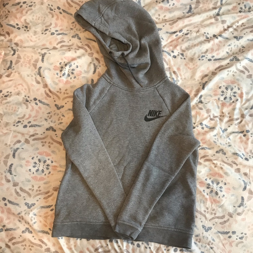Women’s Grey Nike Cowl Neck Sweatshirt